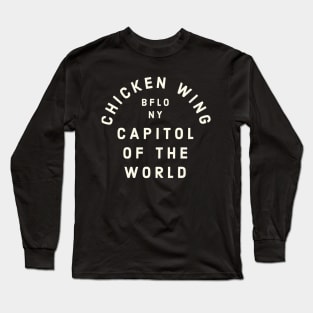 Chicken Wing Capitol of the World Buffalo NY Vintage Long Sleeve T-Shirt